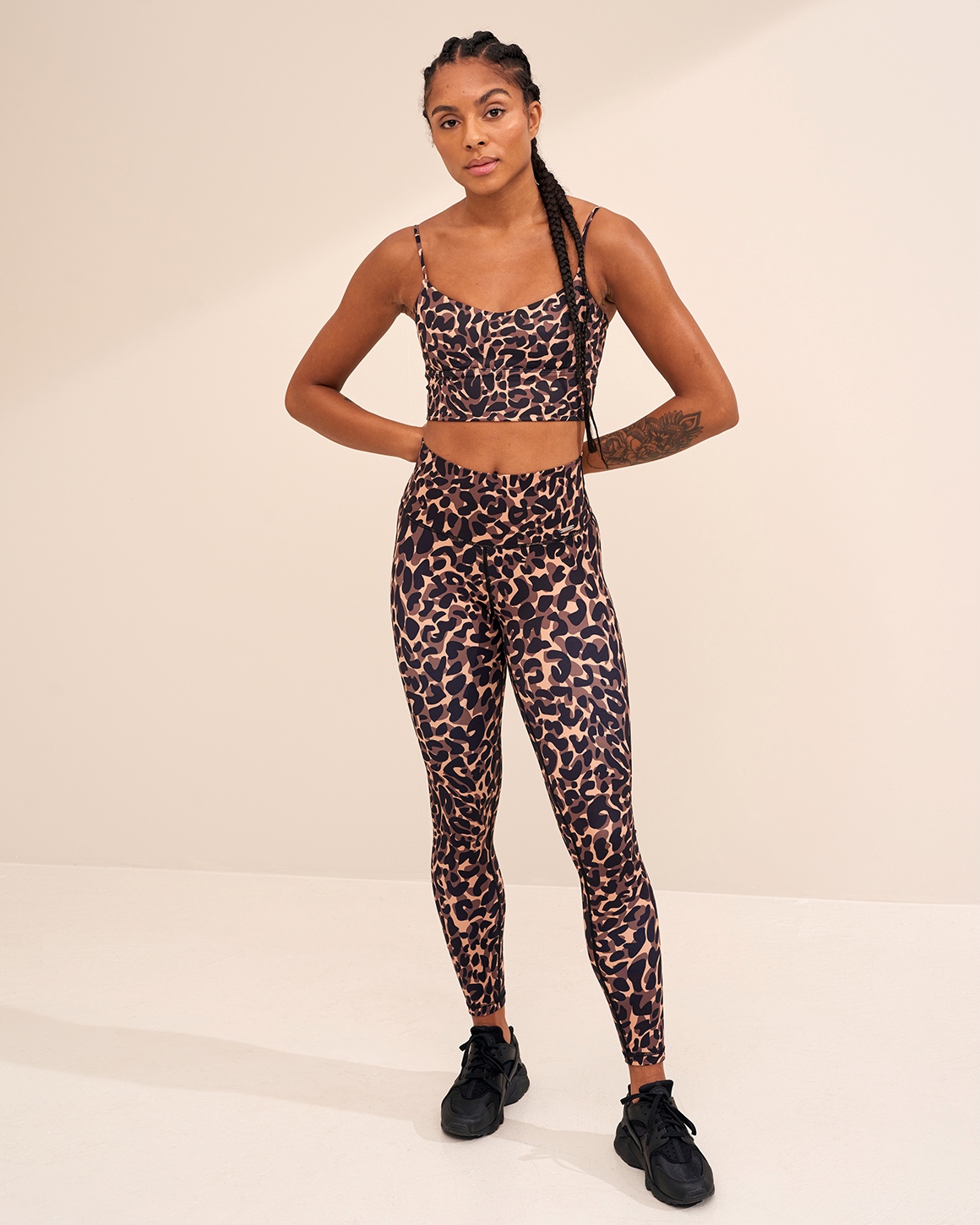 Aimn clearance leopard leggings