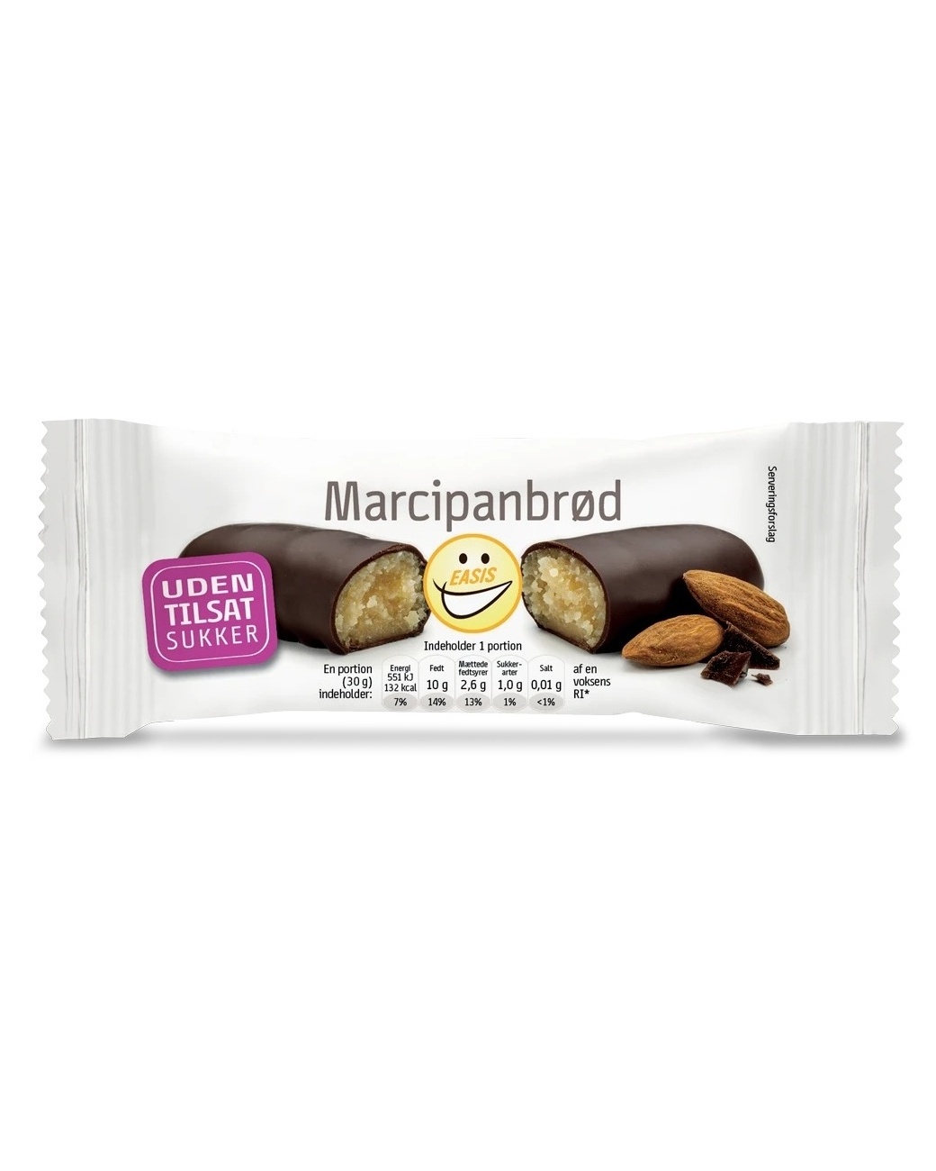 EASIS Marzipan Bar 30g - vanilla protein powder