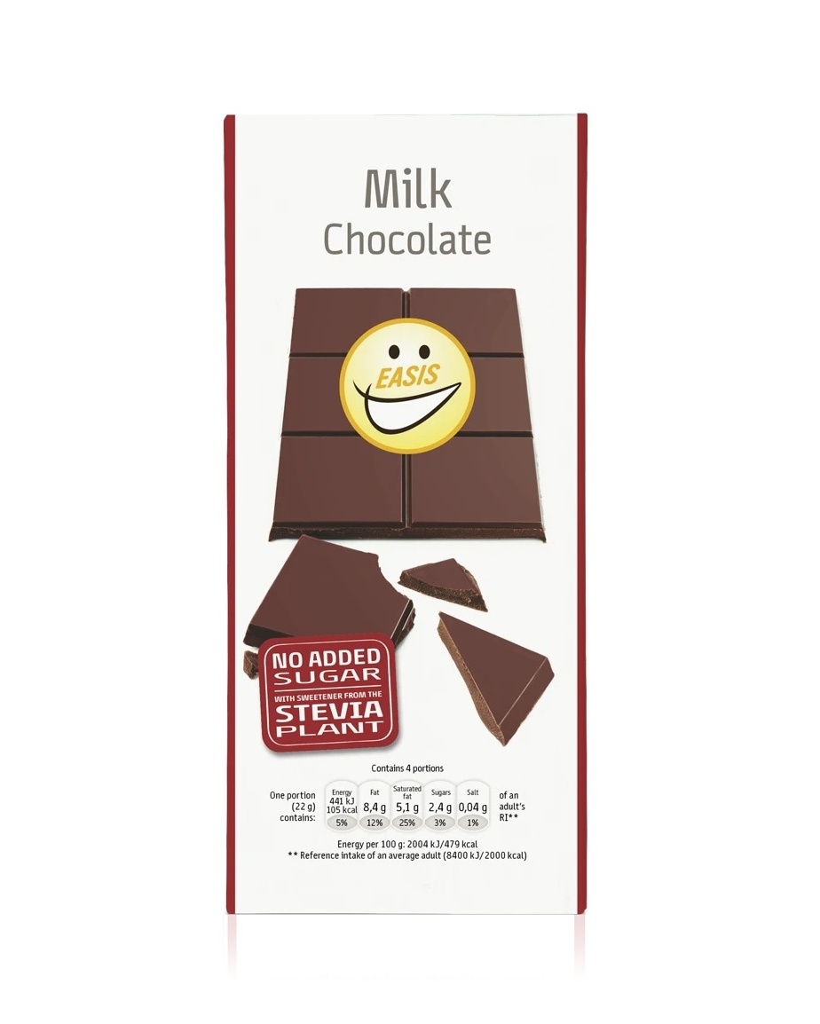 EASIS Milk Chocolate Tablet 85g - vanilla protein powder