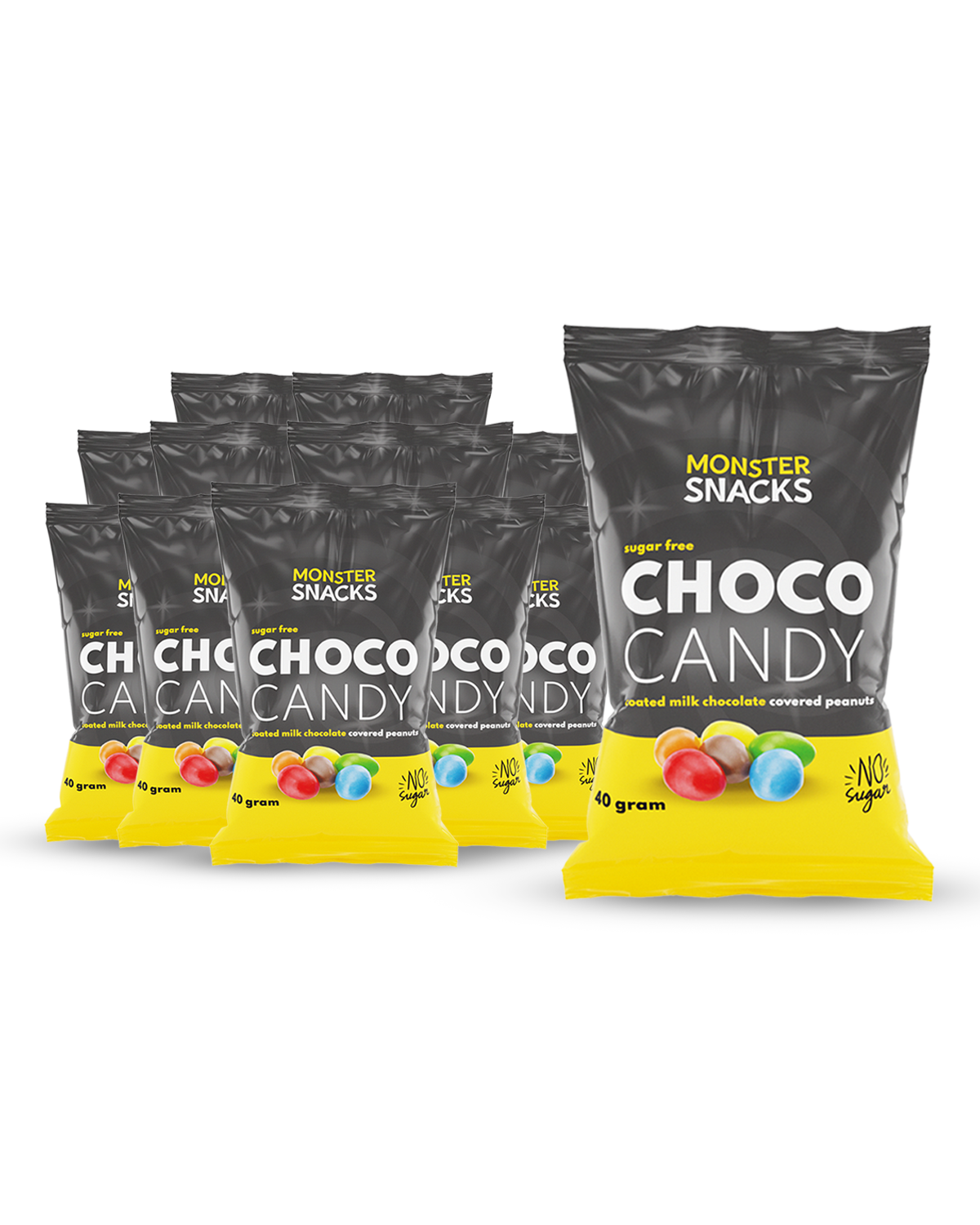 Monster Choco Candy Peanut 12x40g