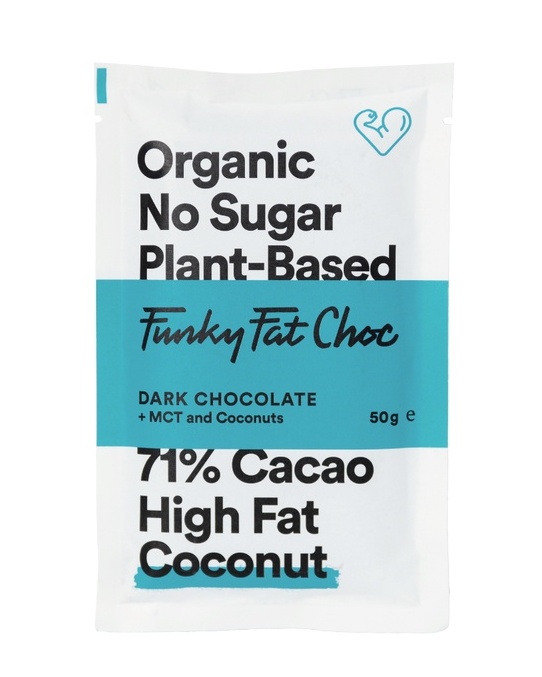 Funky Fat Choc Coconut 50g - protein bar