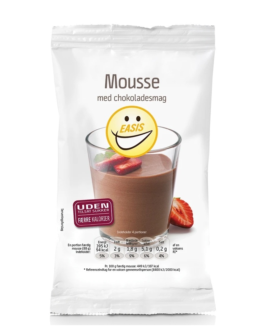 EASIS Mousse Chocolate Flavour 100g - protein powder for