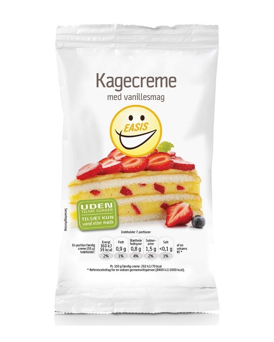 EASIS Cake Vanilla Custard 85g - protein powder for