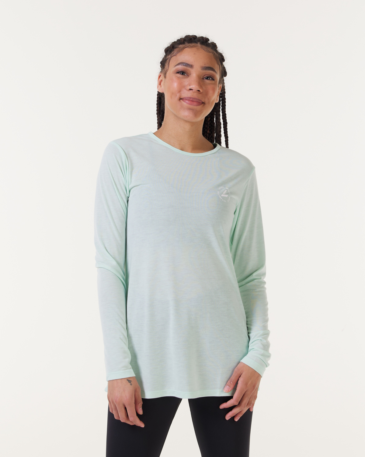 LEVITY Breeze Soft Long Sleeve Green Brook - M - til