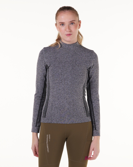 Seamless LS Grey Melange