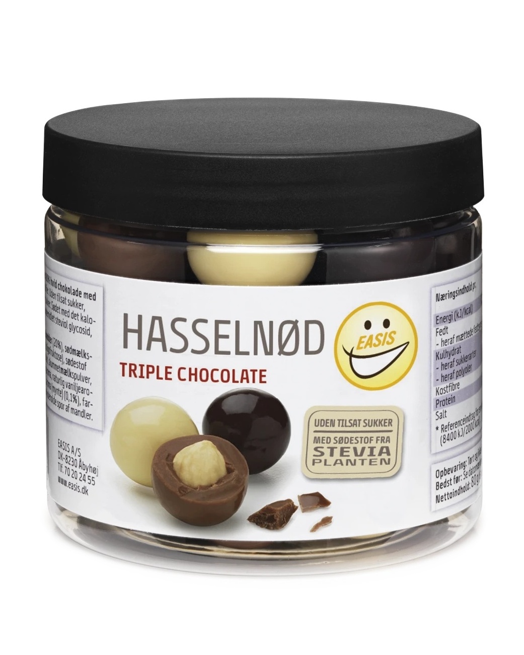 EASIS Chocolate Coated Hazelnuts With Triple Chocolate - whey protein powder