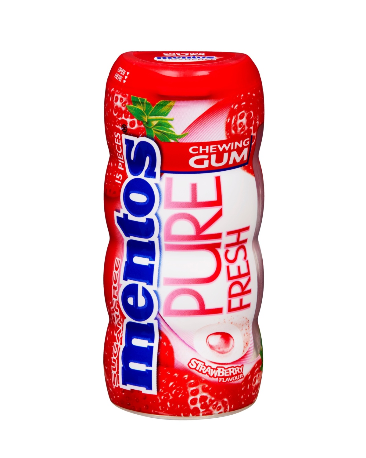Mentos Gum Mentos Gum Pure Fresh PB Strawberry - sukkerfri