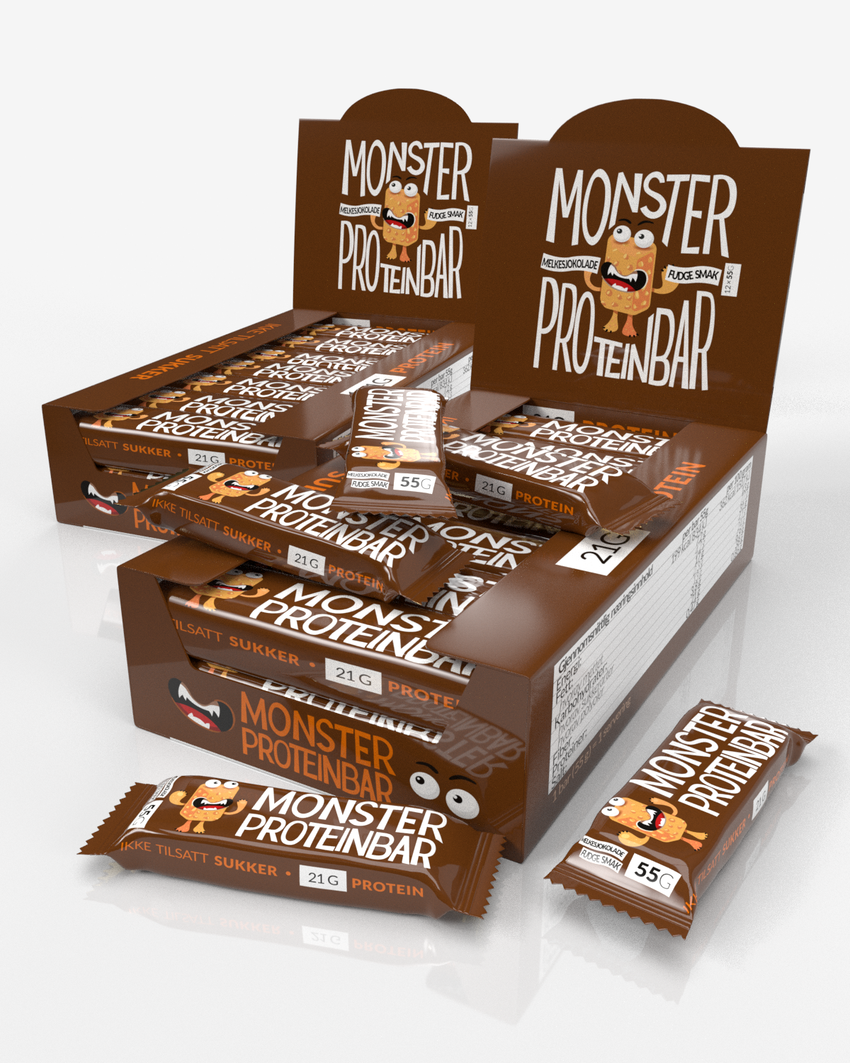 MonsterSnacks Proteinbar_Fudge Smak 04-Current View