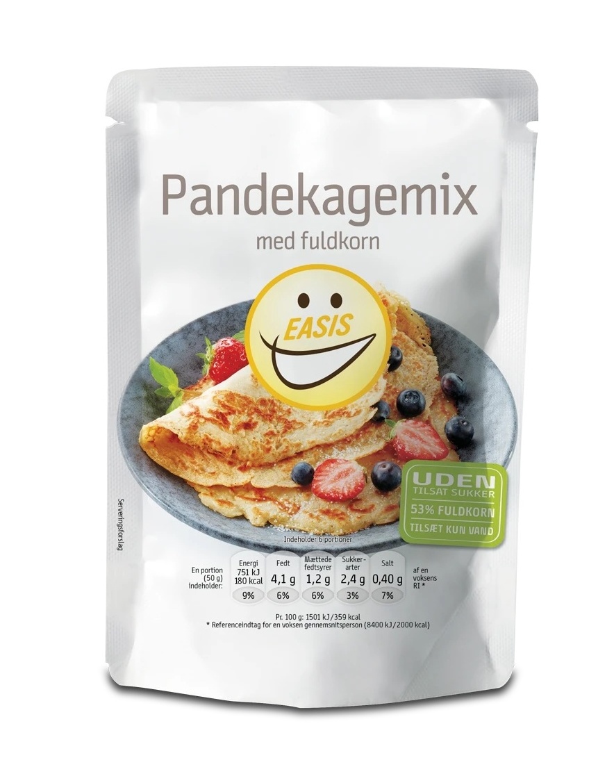 EASIS Pancake Mix With Whole Grains 300g - protein powder for