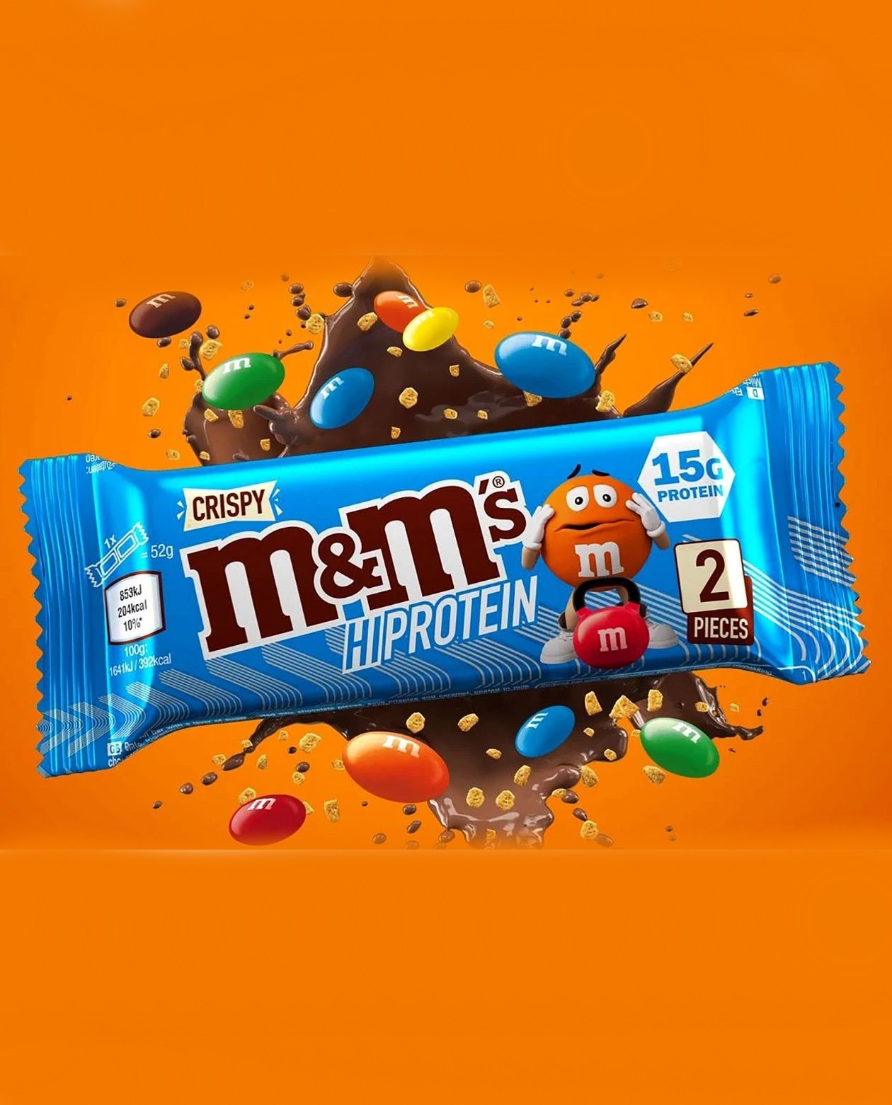 M&M Protein Bar Crispy 51g Tights.no