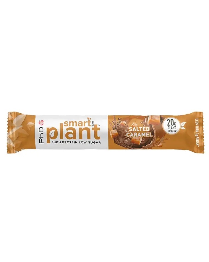 PhD Smart Plant Bar Salted Caramel 64g - high protein low fat