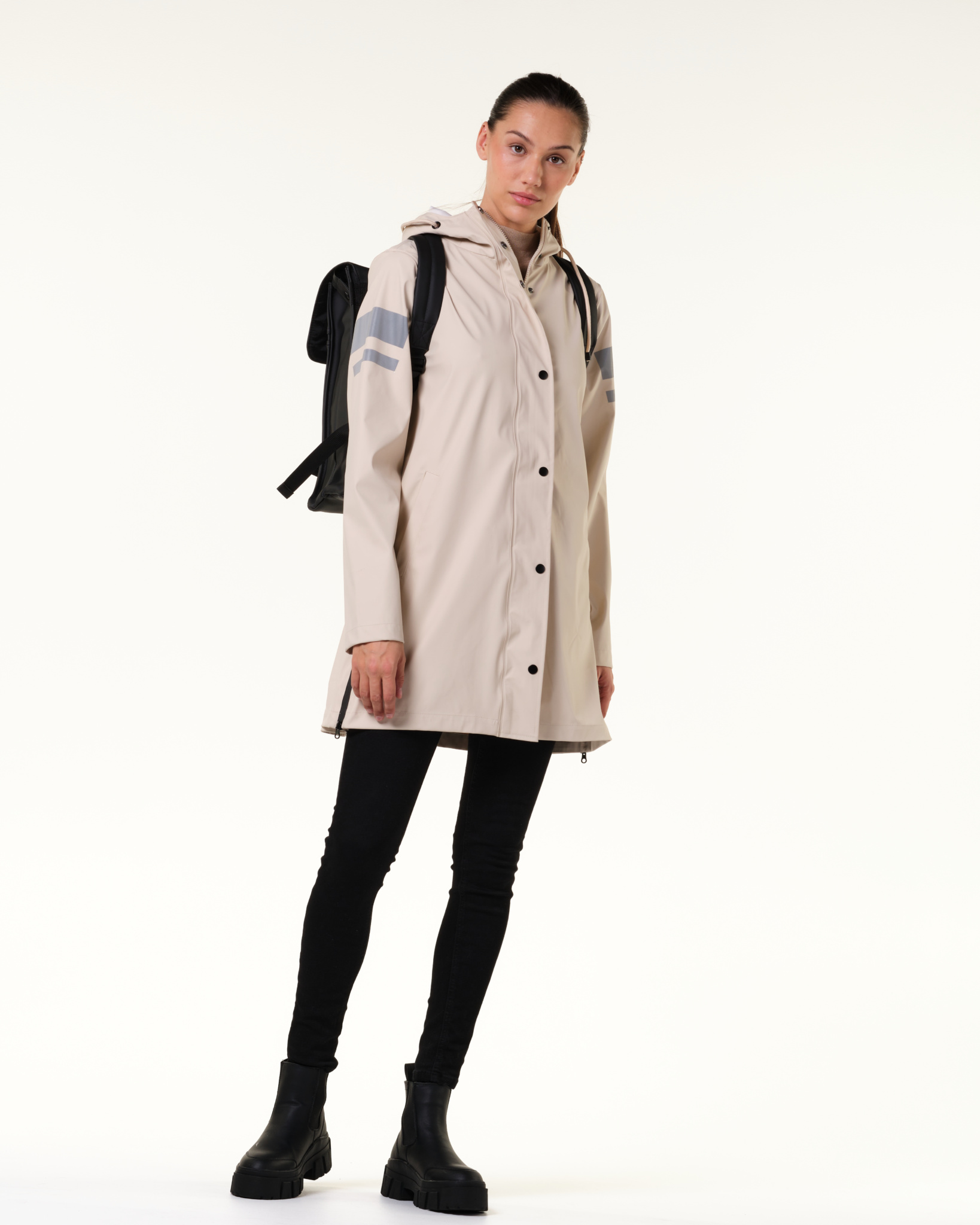 Outdoor & Essentials Oslo Commuter Rain Jacket Sand Tights.no