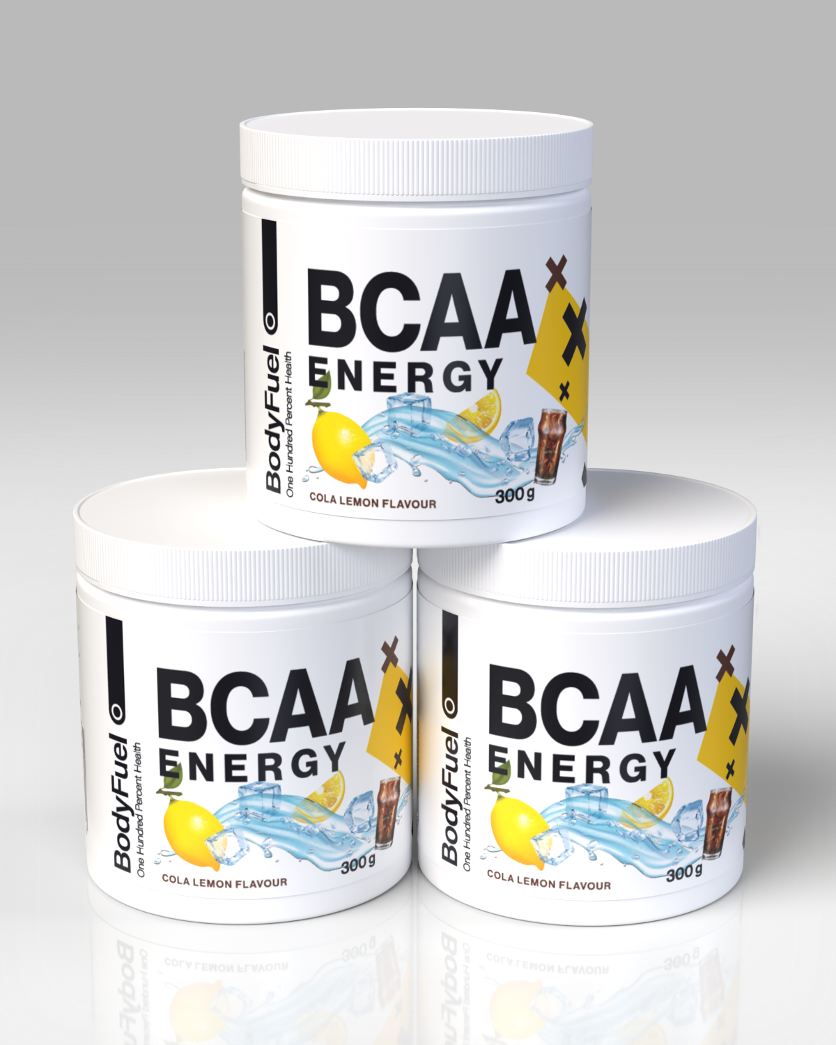 BodyFuel BCAA Elite + Caffeine 3x300g - TREPAKNING!