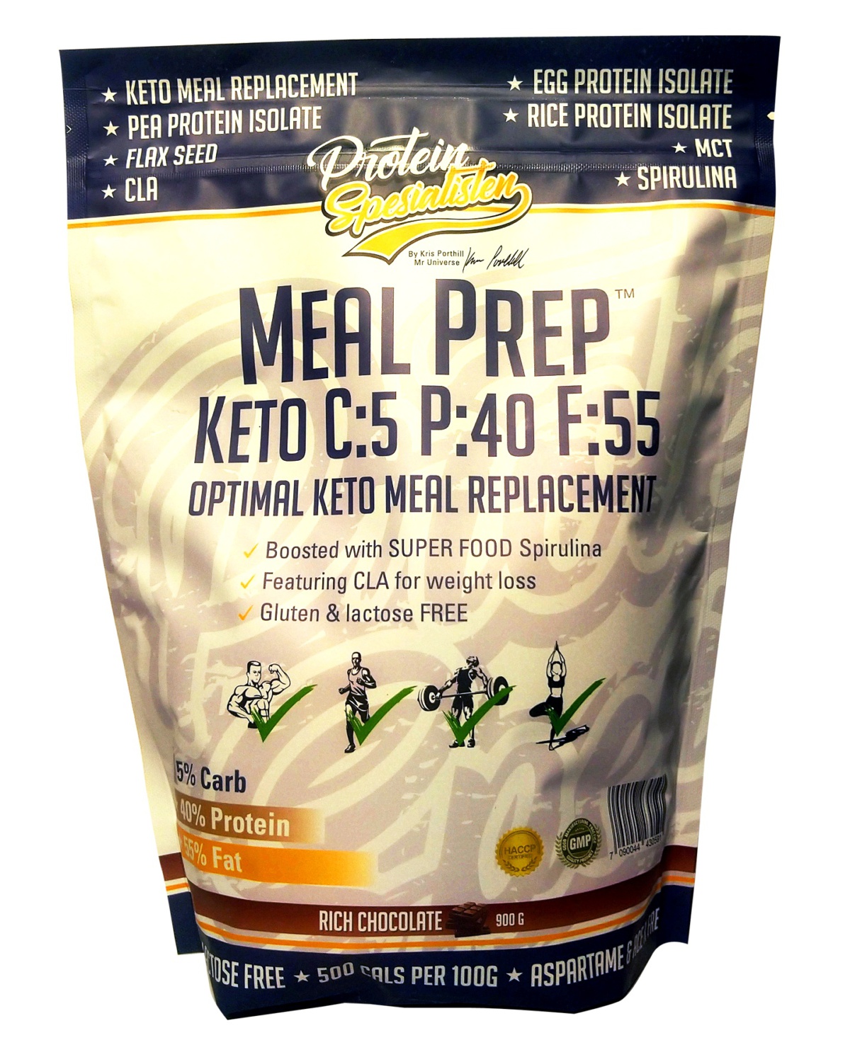 PS Meal Prep Keto 900g - Rich Chocolate - protein for