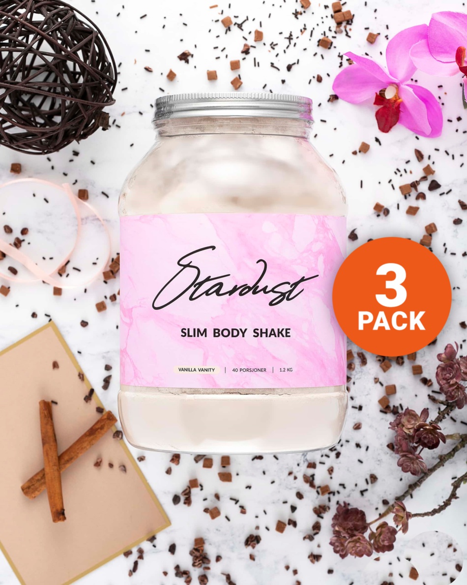 Stardust Slim Body Shake Vanilla Vanity 3x1200g