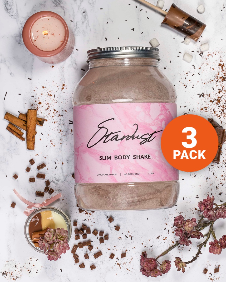 Stardust Slim Body Shake Chocolate Dream 3x1200g
