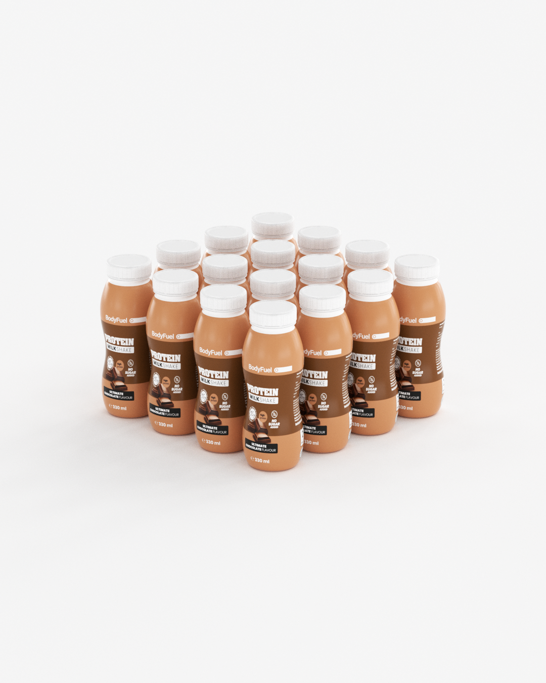 BodyFuel Protein Shake - Ultimate Chocolate (16-pack) - til