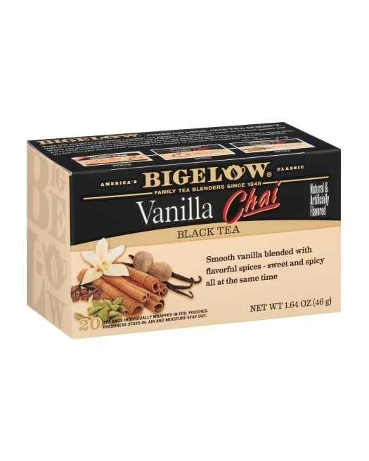 Bigelow Vanilla Chai - gram protein