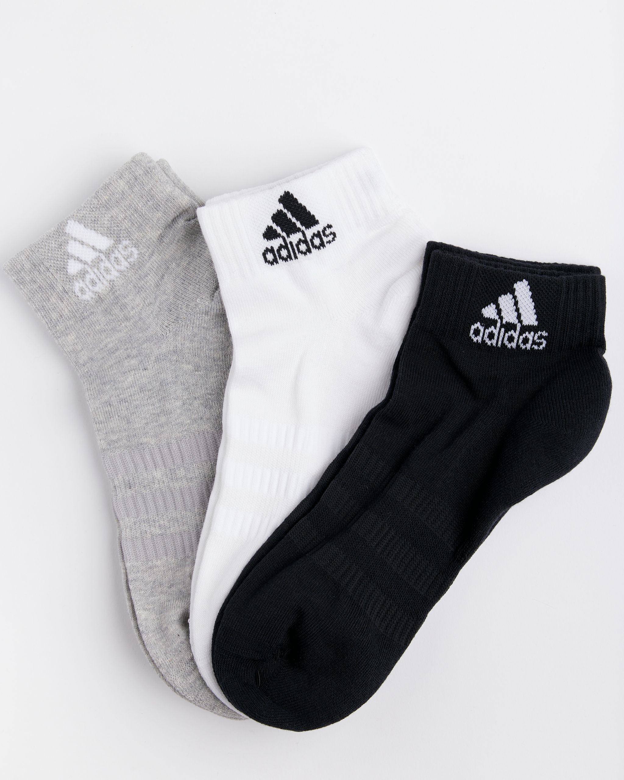 Adidas Cushioned Ankle Socks 3 pack Multicolor Tights.no