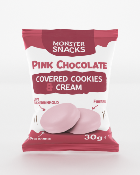 Pink Chocolate Covered Strawberry Cookies And Cream