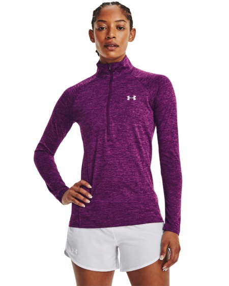 Tech 1/2 Zip - Twist Purple