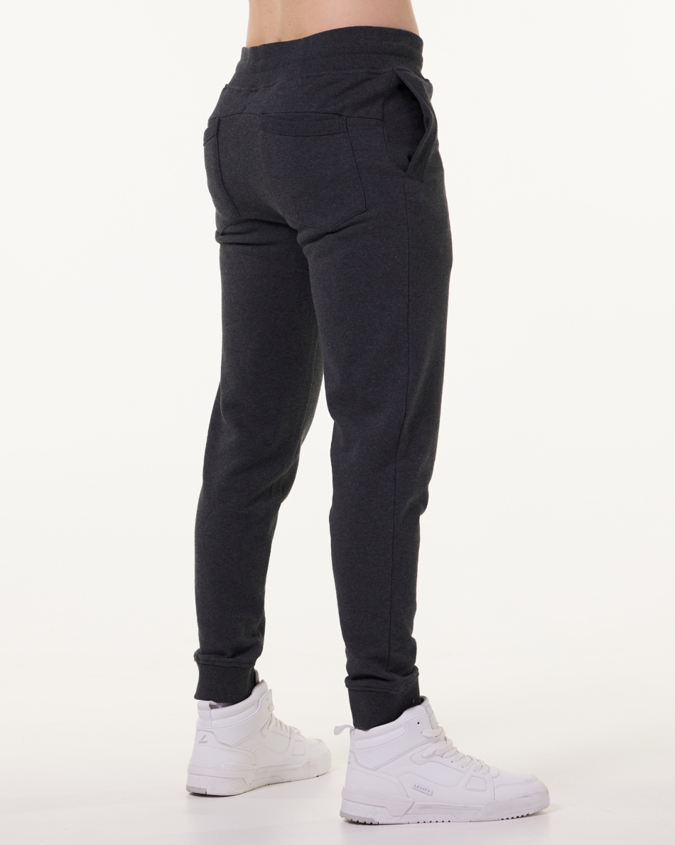 LEVITY Core Sweat Pants Dark Grey Melange Tights.no
