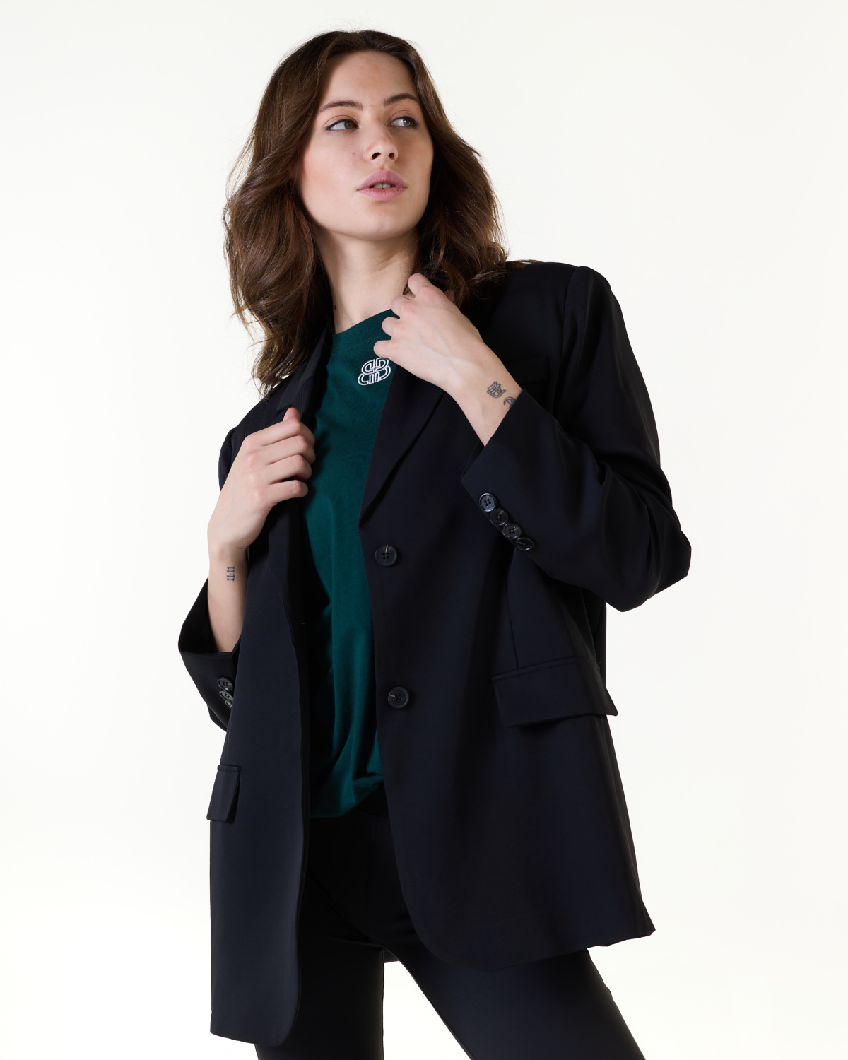 Weightless Annie Blazer Black - L - oversized