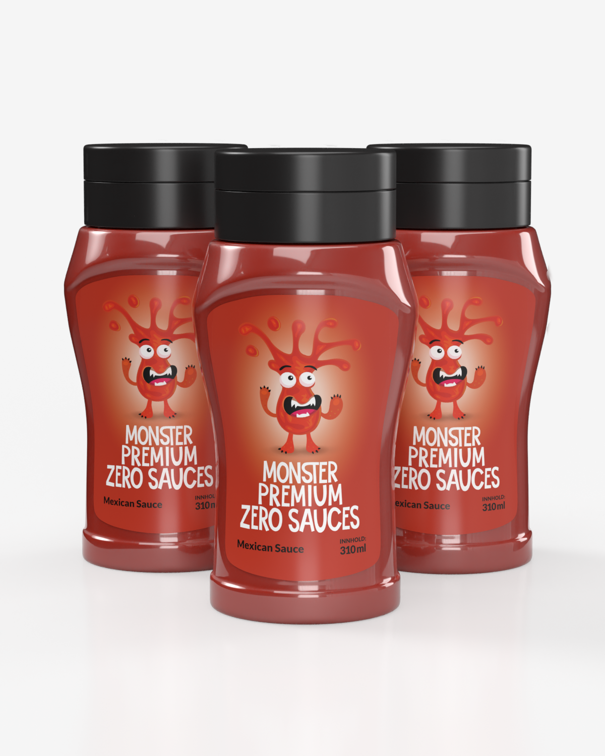 Monster Premium Zero Calorie Sauces - Mexican - TREPAKNING! - gram protein