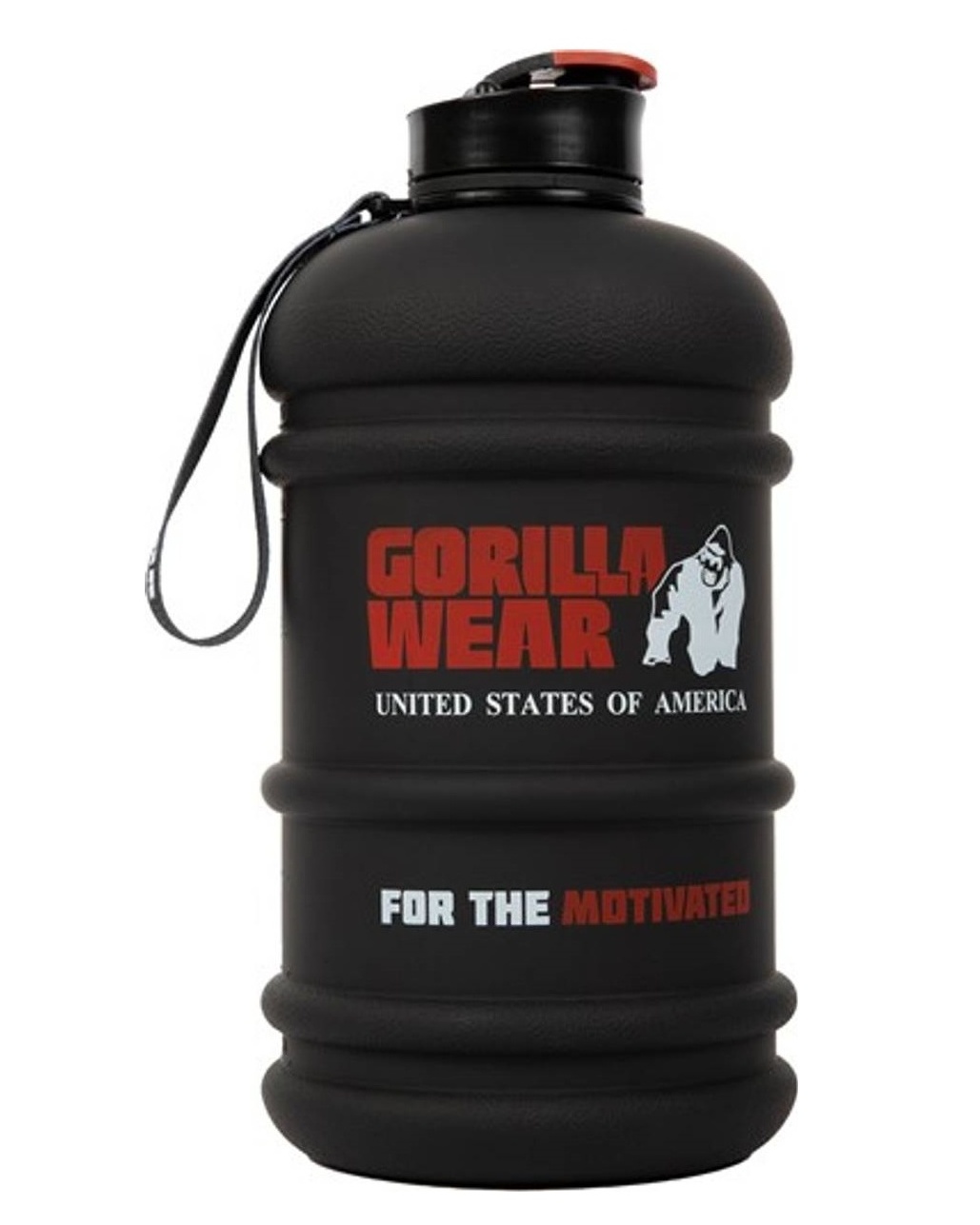 Water Jug 2.2L Black  - svart