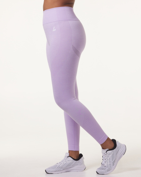 LEVITY Phase Seamless Tights Lilac Pastel Marl