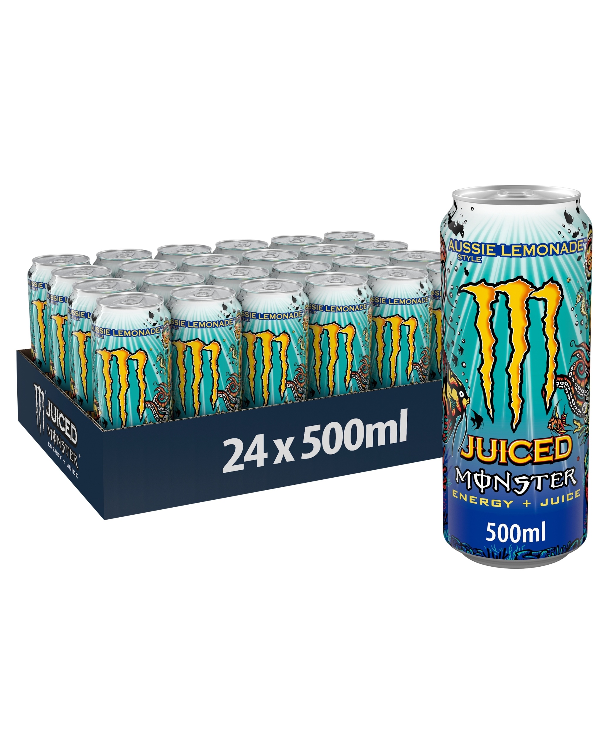 Monster Aussie Lemonade 24x500ml Tights.no