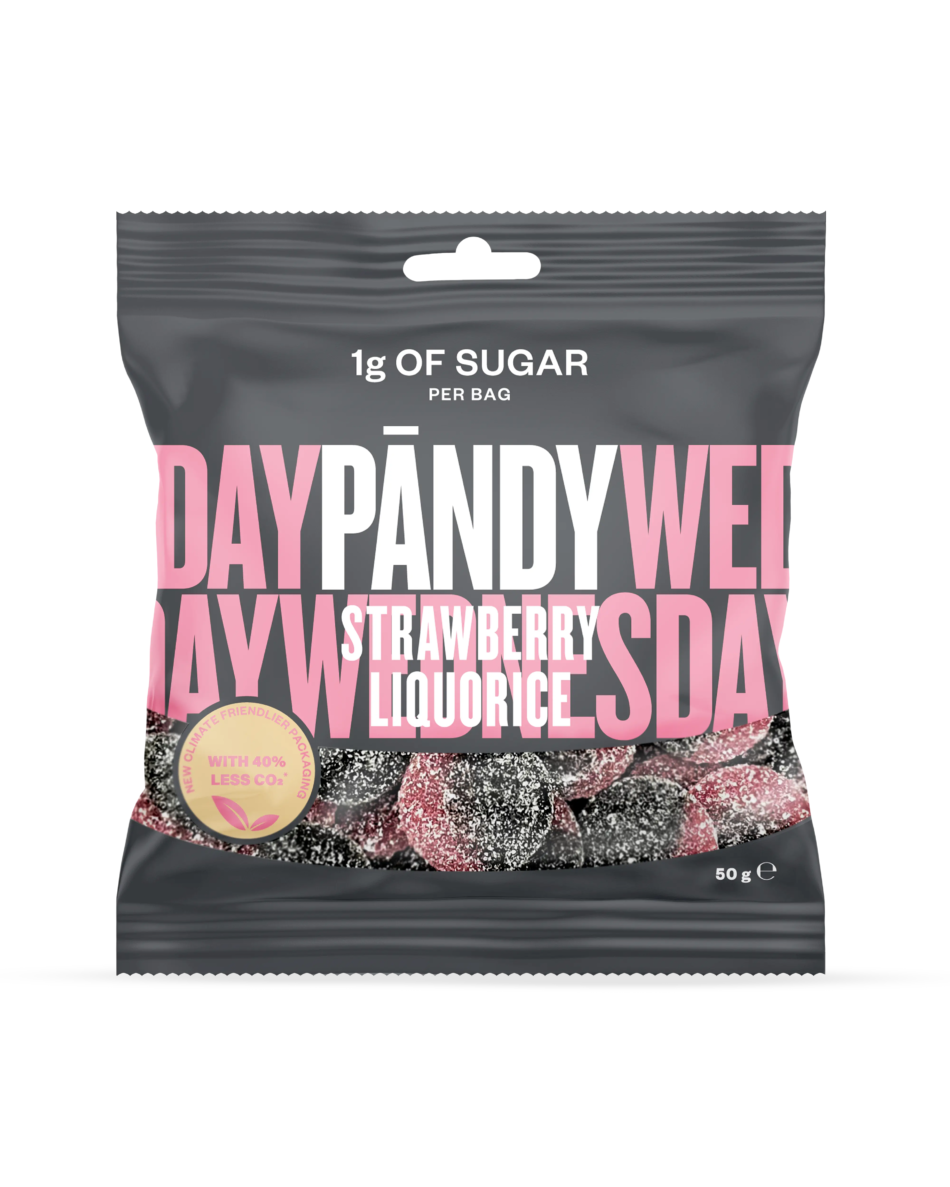 Pandy Strawberry/Liquorice 50g
