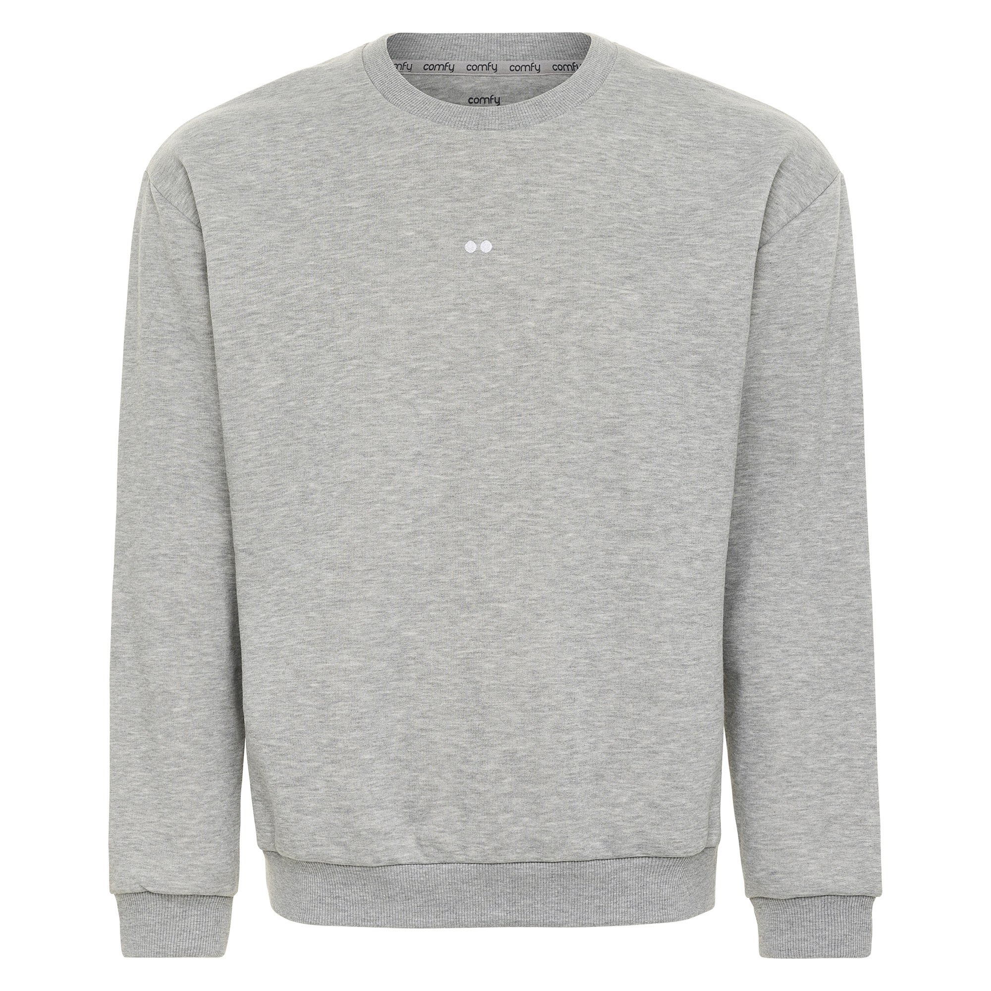 Vaffel Sweat 'Asnaes' - Dark Grey Melange main image 1