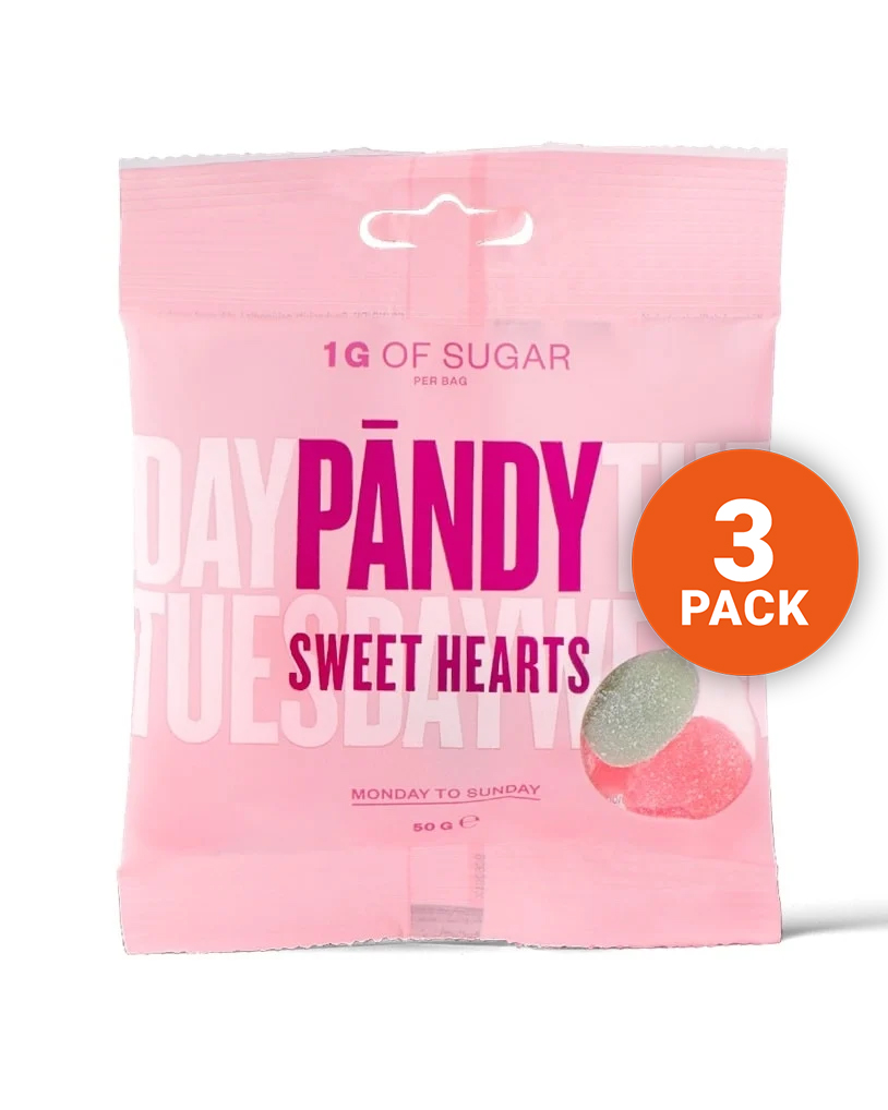 Pandy Sweet Hearts 3x50g