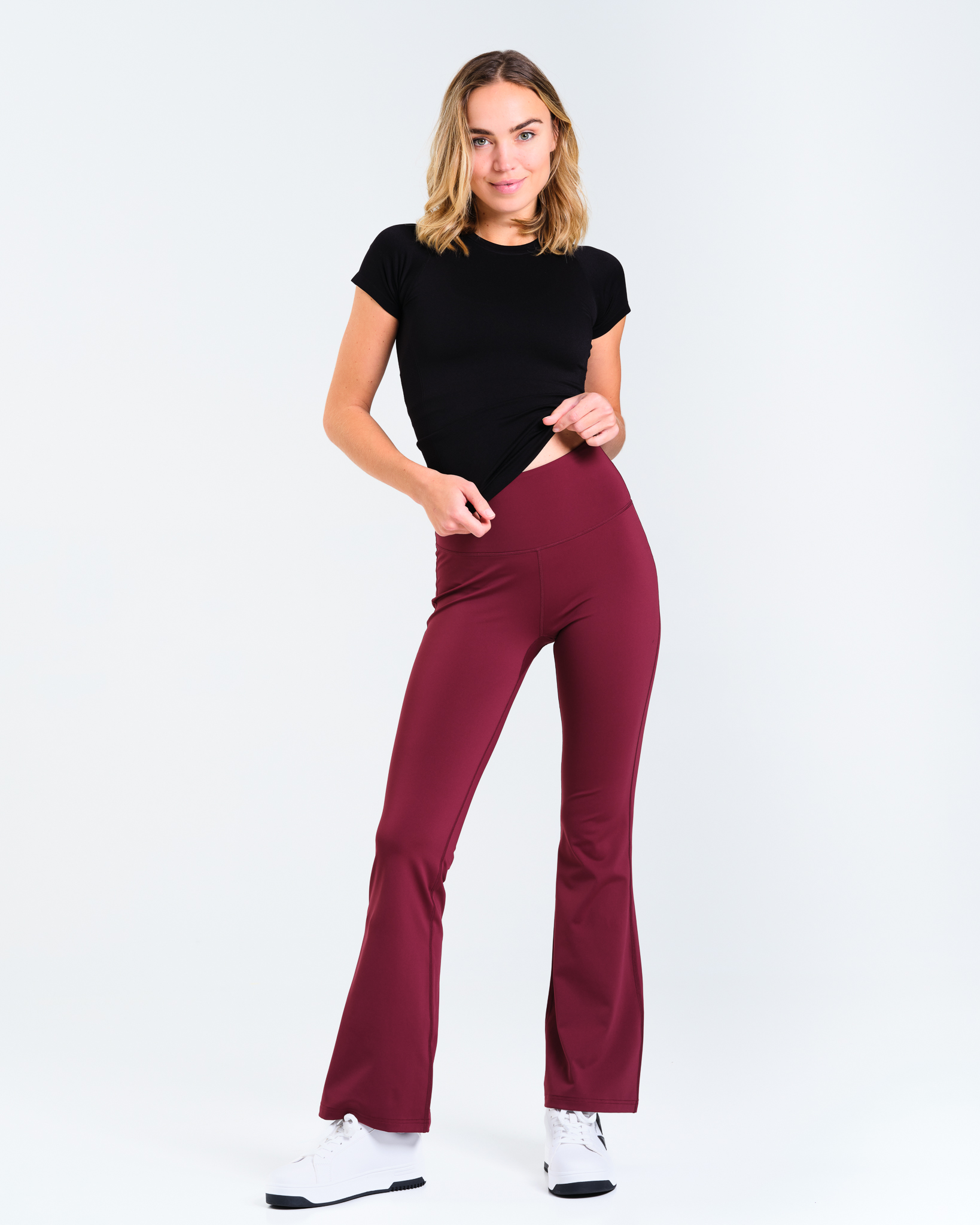 LEVITYLotusFlarePantsBurgundy-3jpg