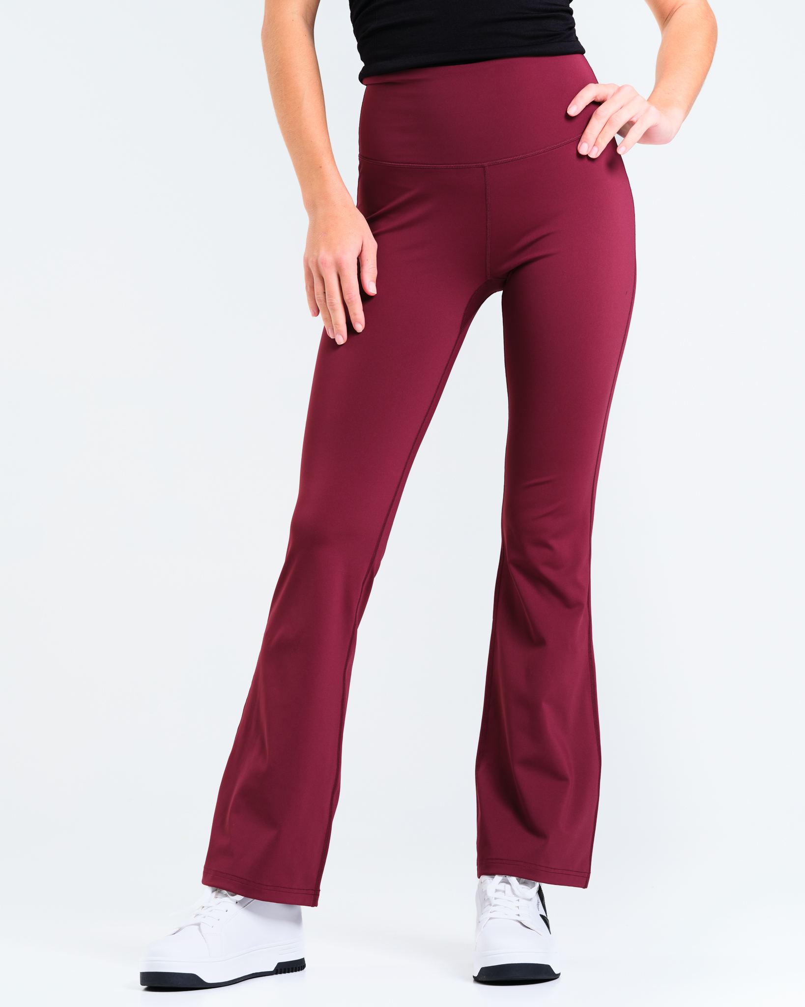 LEVITYLotusFlarePantsBurgundy-5jpg