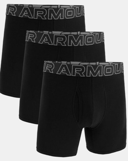 UA M UA Perf Cotton 6" Black