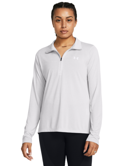 UA Tech 1/2 Zip Twist Halo Gray