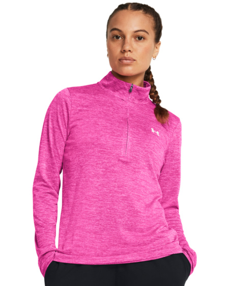 Under Armour Tech 1/2 Zip- Twist Rebel Pink 