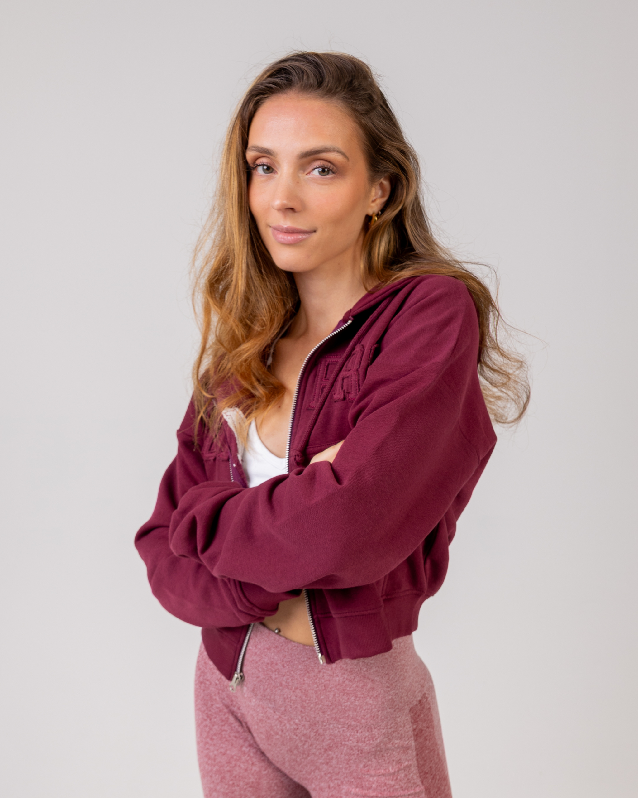 AW25BumproZipuphoodieburgundy-2jpg