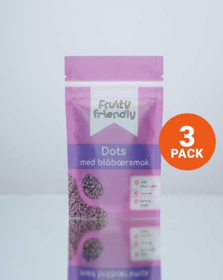 Dots med Blåbærsmak 3x30g