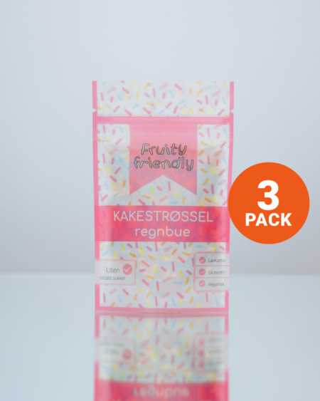 Sukkerfri Regnbuestrøssel 3x30g