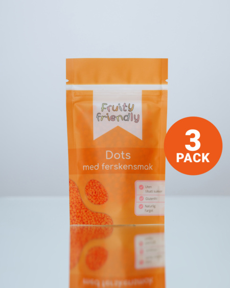 Dots med Ferskensmak 3x30g