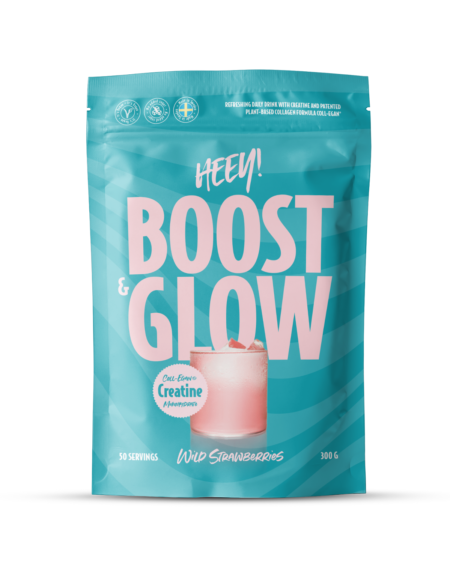 Boost & Glow Creatine+ Collegan Wild Strawberries 300g