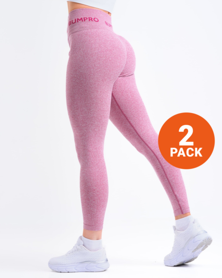 Logo Tights Pink Vivacious Marl