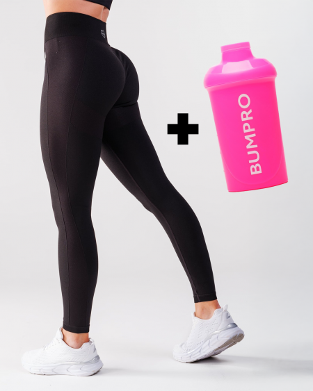 Black + Shaker 500ml Super Pink SET