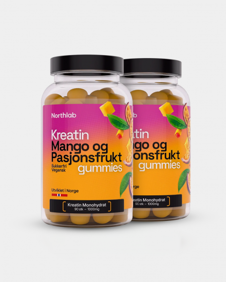 Kreatin Gummies Mango & Pasjonsfrukt 2x90 gummies