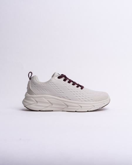 Off White/Burgundy