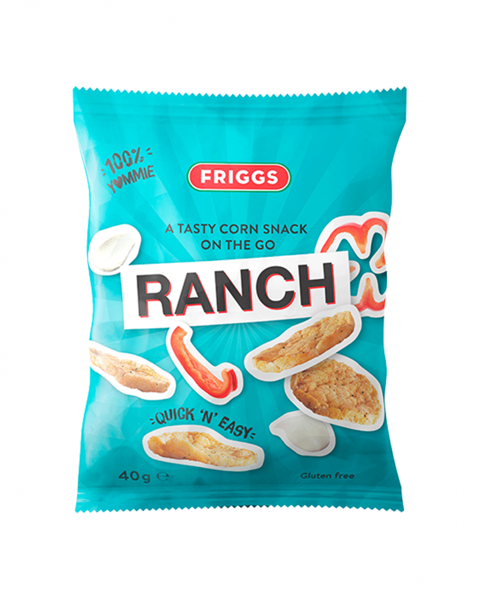 Friggs Maiskake Mini Ranch 40g - tights.no