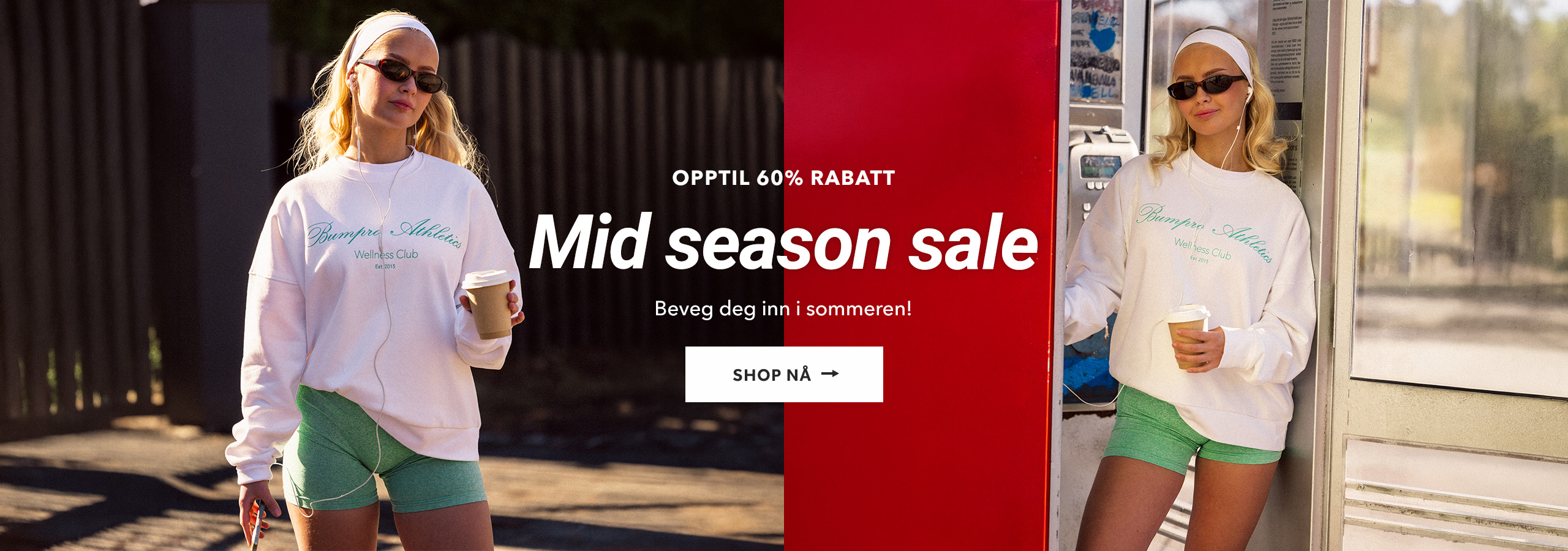 Mid Season Sale. Beveg deg inn i sommeren!
